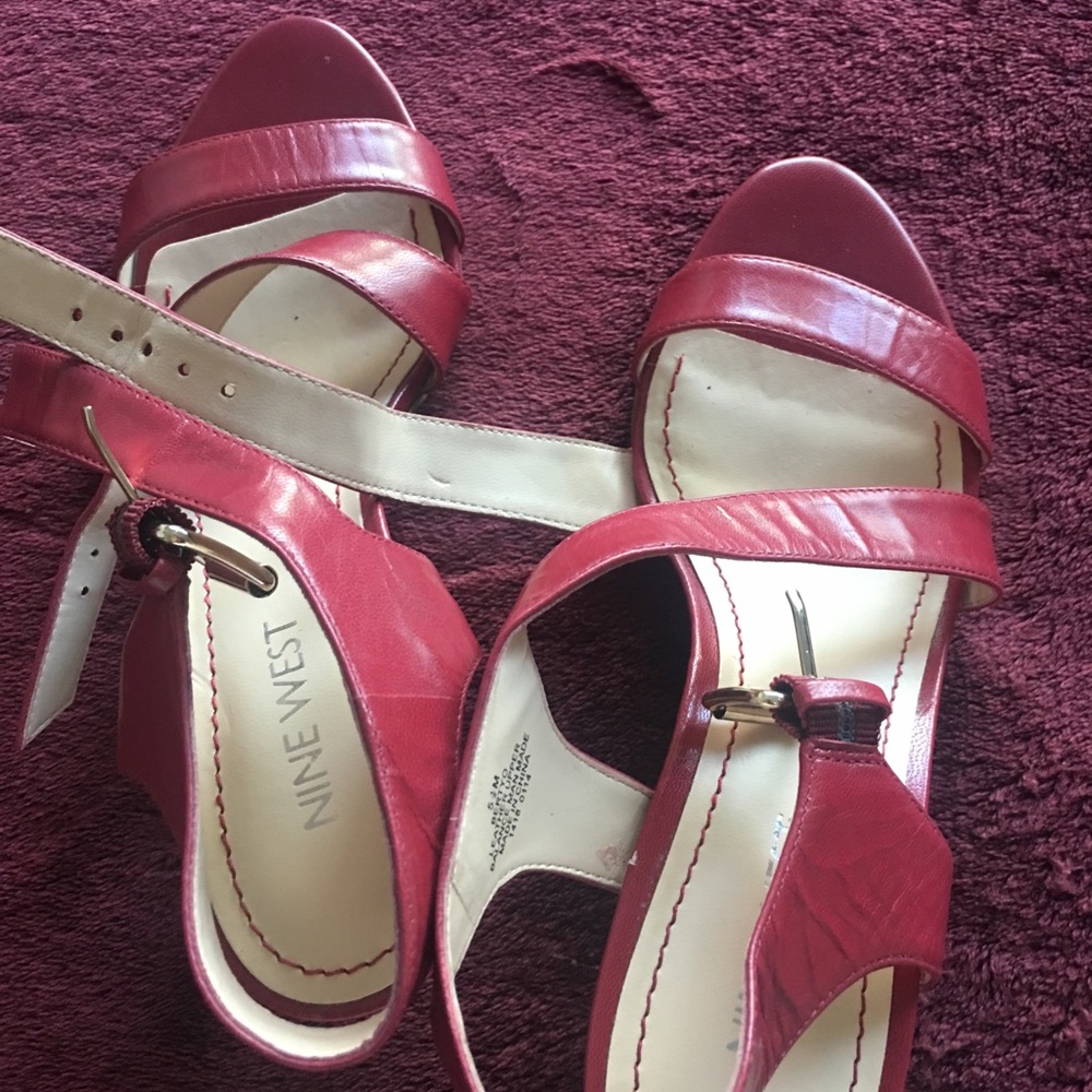 New red heels Nine West